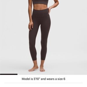 lululemon athletica Brown Leggings - worn once - size 4